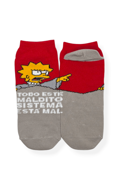 Soquete Simpson Lisa Maldito Sistema - MK