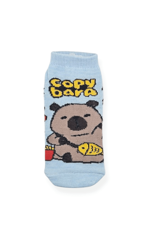 Kids Soquete Carpincho Capy Bara pecesito Base Celeste- CSK