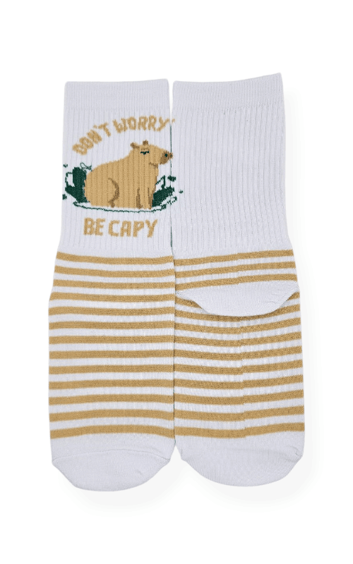 Media Caña Edicion Limitada Carpincho Capy Bara Dont Worry Puño Engomado - CSK