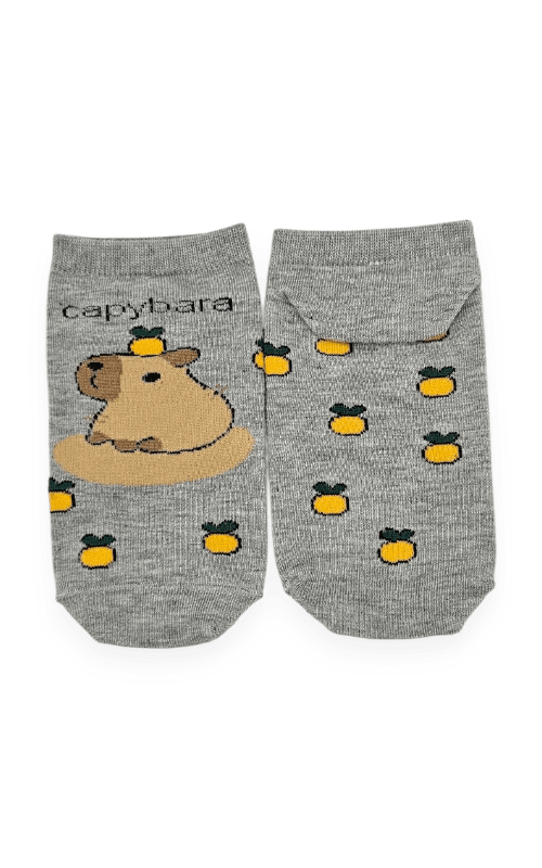 Soquete Carpincho Capy Bara Limones Base Gris- CSK