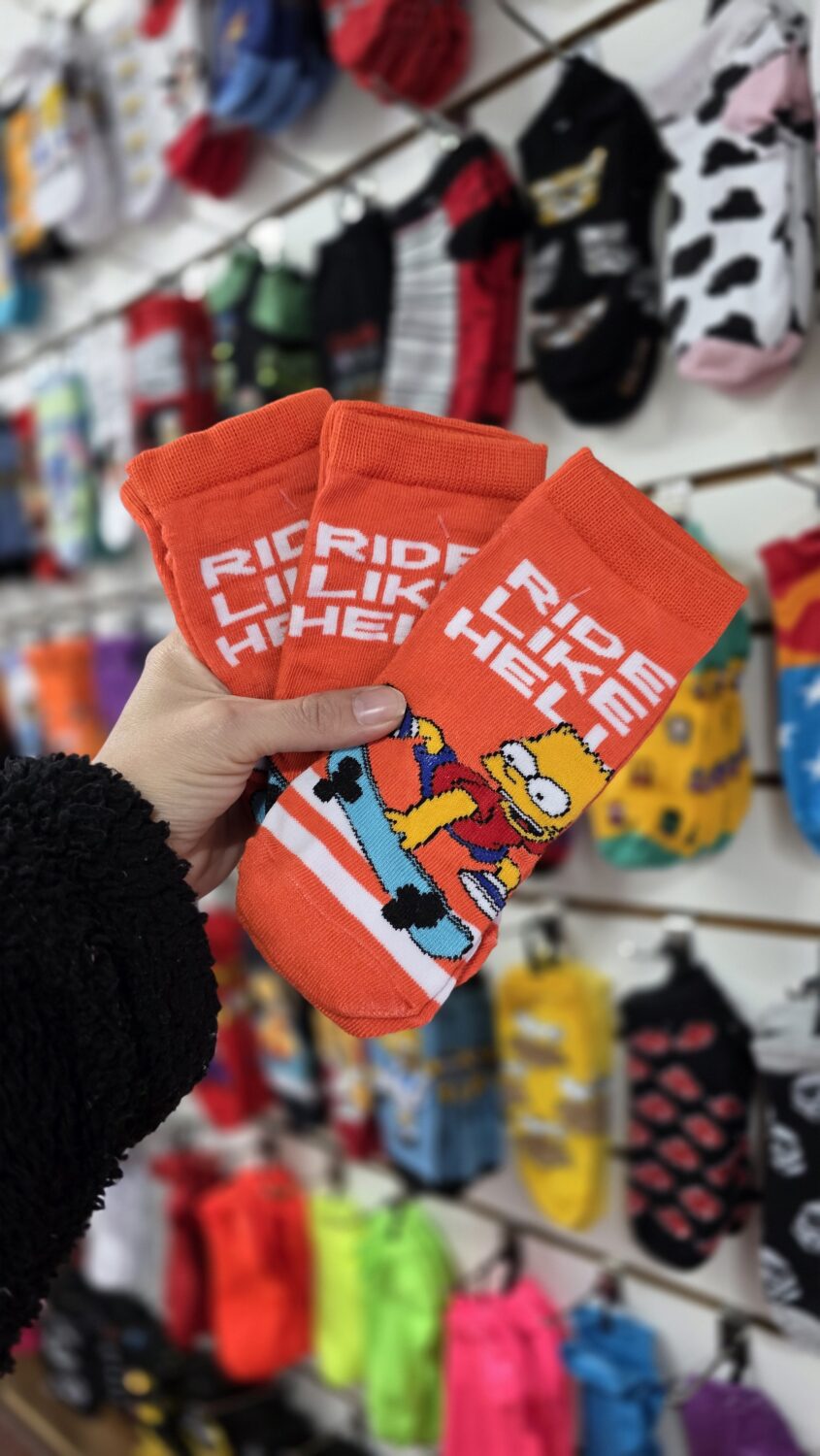 Soquete Simpson Bart Patineta Base Naranja - CSK - Imagen 2