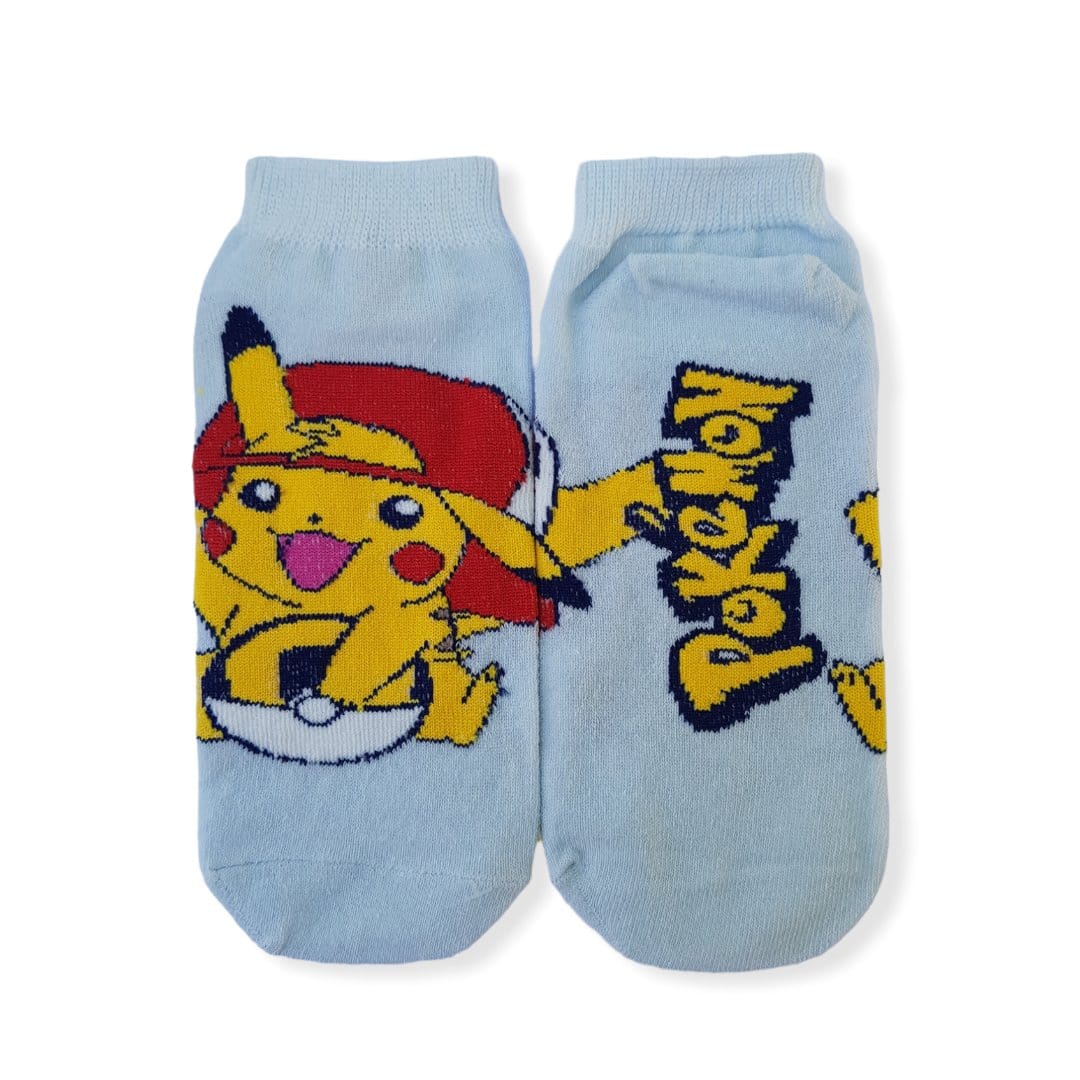 Soquete Pikachu con Gorra Base Celeste - CSK